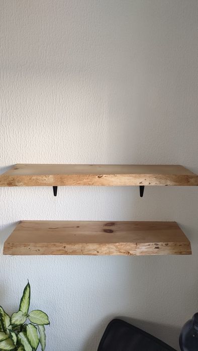 Prateleiras pinho c/suportes