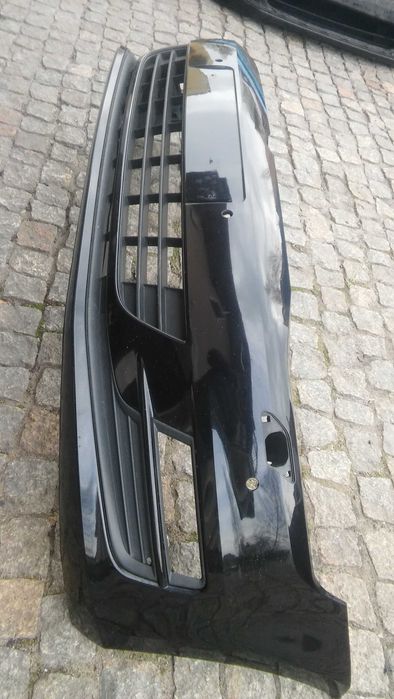 VW Golf 7,VII,5G0,od 13r,zderzak przód,KOMPLET CZARNY=LC9X sprys PDCx4 oryginał