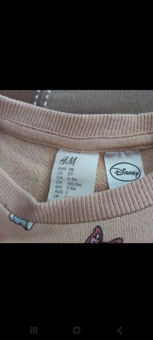 Bluzy, bluzki dziewczęce, Disney, Minnie, Bambi, r. 98 Zestaw