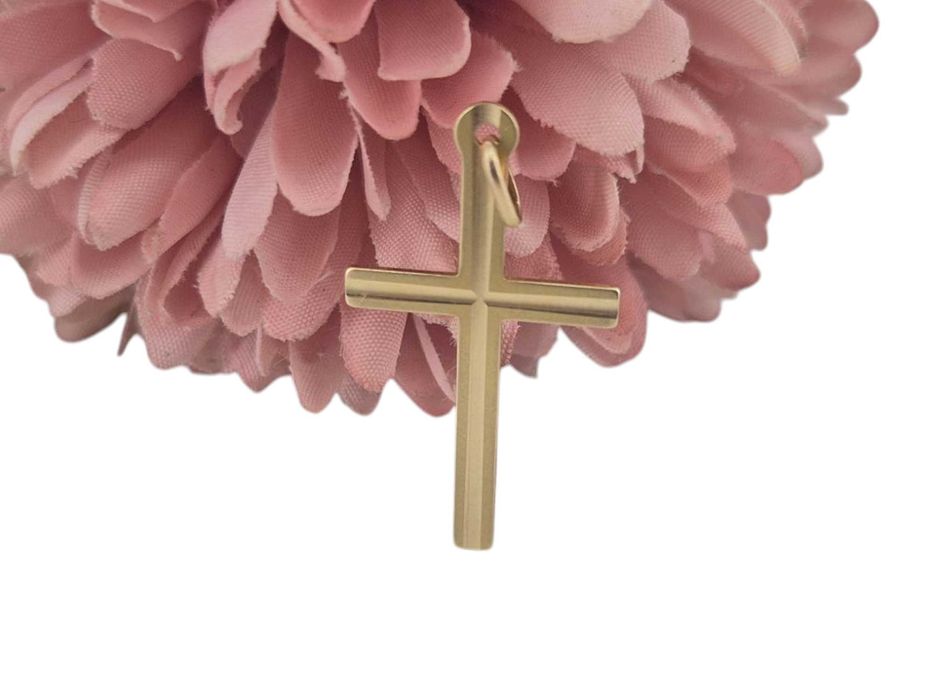 Boski złoty krzyżyk 0,87G 14K