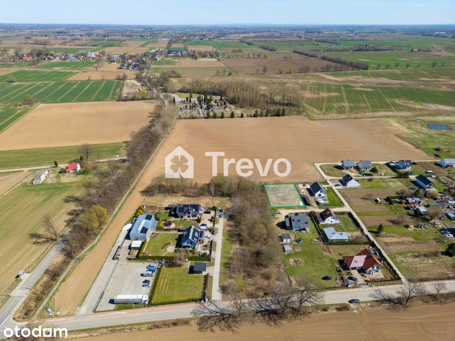 Działka budowlana 1200 m² | Trutnowy | Media - Widok 3