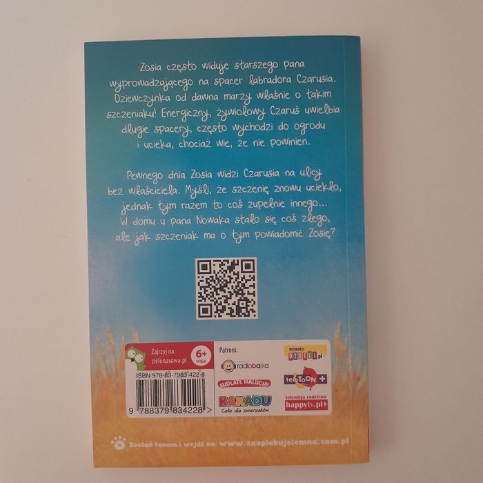 Nowa książka z serii Zaopiekuj się mną Holly Webb Czaruś