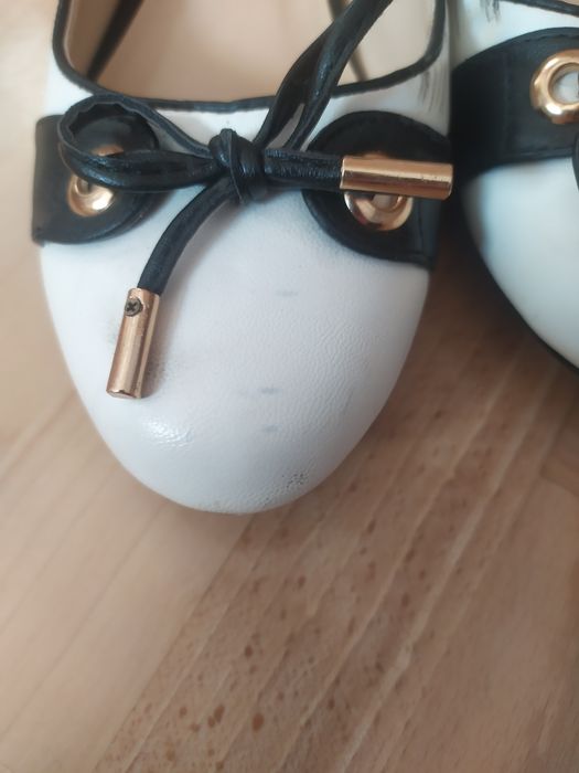 balerinki z kokardką