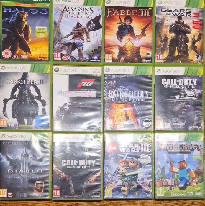 Xbox 360 plus gry