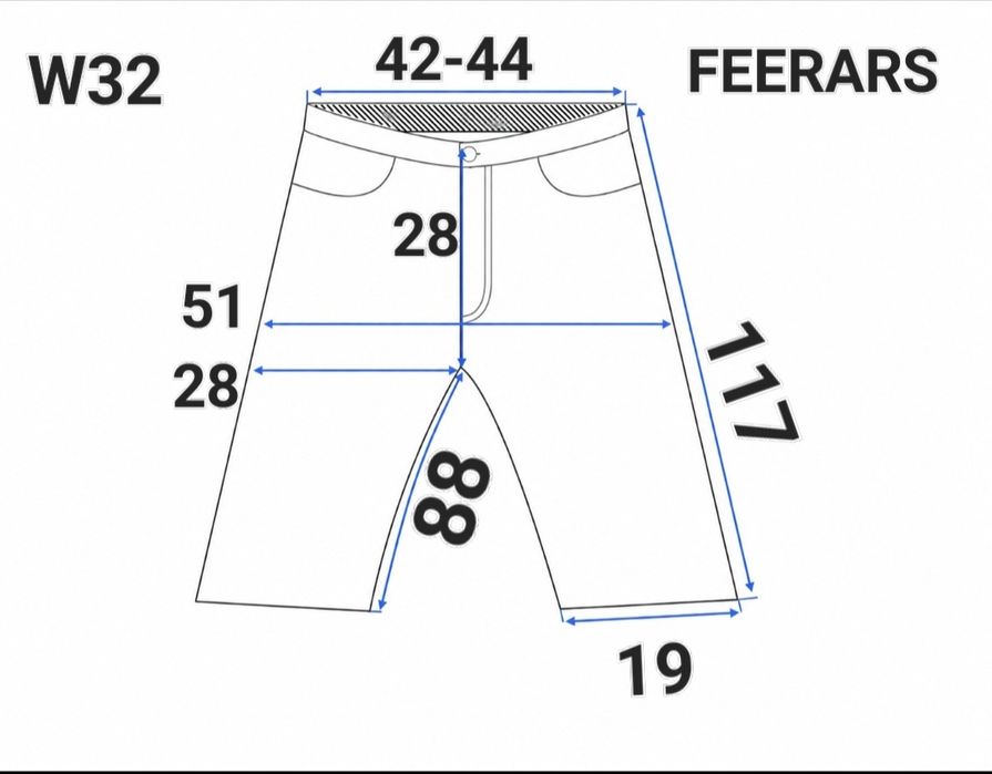 Джинси чоловічі нові класичні Feerars