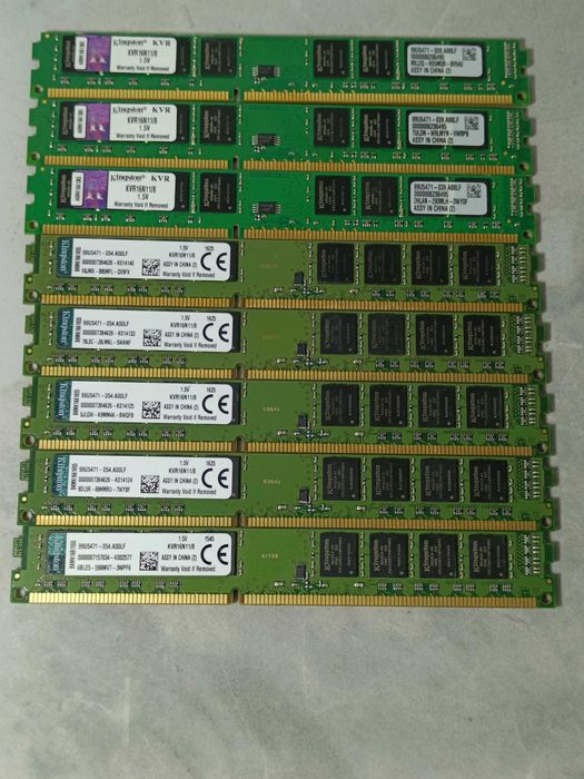 Оперативна память Kingston DDR3 8GB - 1600MHz - низькопрофільна