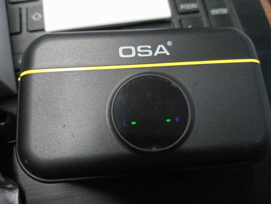 Kit 2 Microfones Lapela Sem Fios OSA H5 - NOVO - Entrevistas/Vlogs