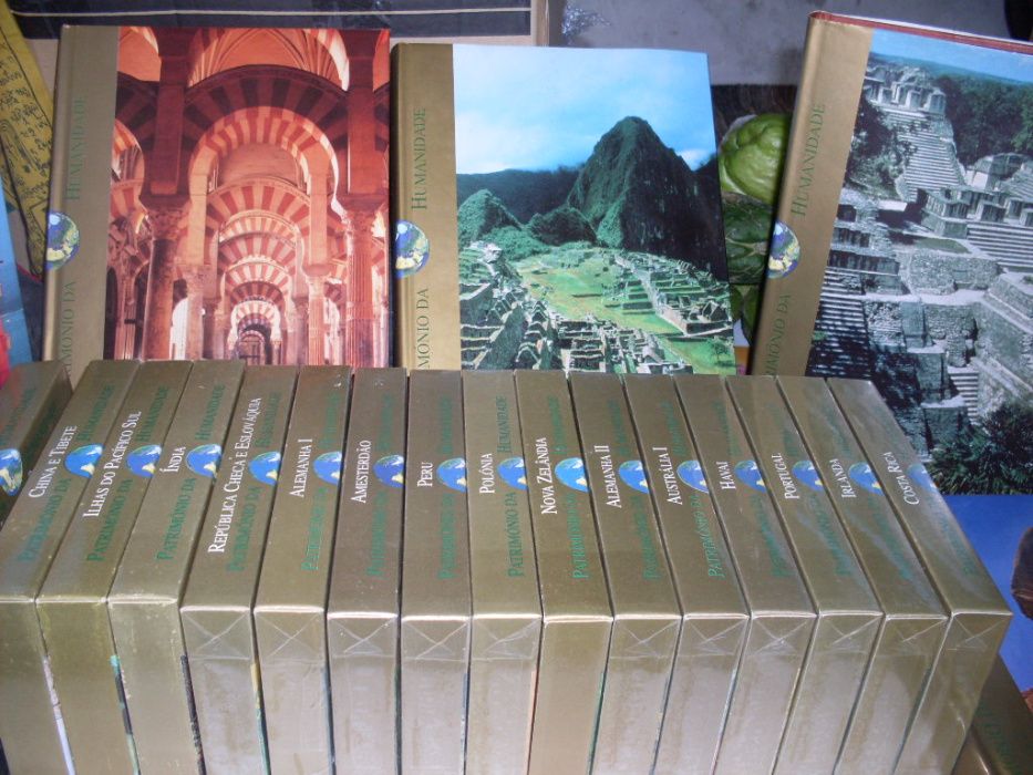 Coleção Patrimonio da Humanidade Ediclube livros / VHS NOVOS