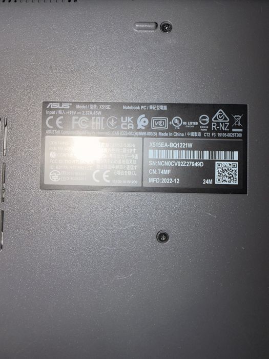 Laptop ASUS i3-1115G4 8GB stan idealny jak nowy