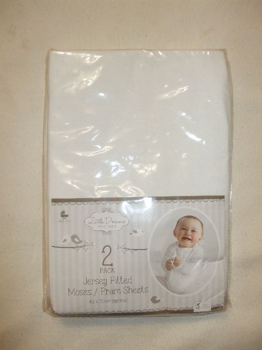 простынь на резинке в коляску НОВАЯ 40 х 70 см little dreams boutique