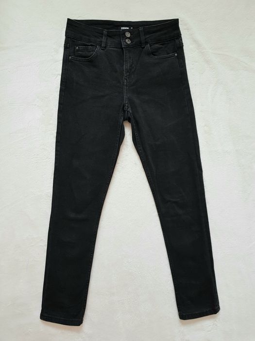 Spodnie czarne j nowe 38 M Sinsay dżins jeans