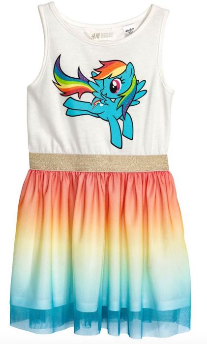 My Little Pony, Rainbow dash sukienka z tiulem 98 104  BROKAT