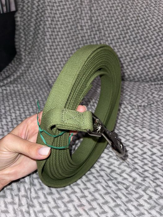 Новий довгий повідок повідець для собак 5 м (ширина 2.5 см), хакі
