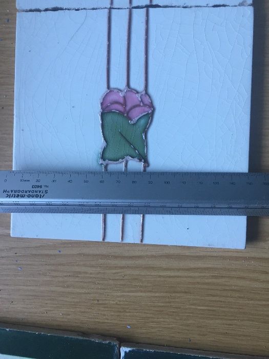 5 Azulejos "Arte nova"