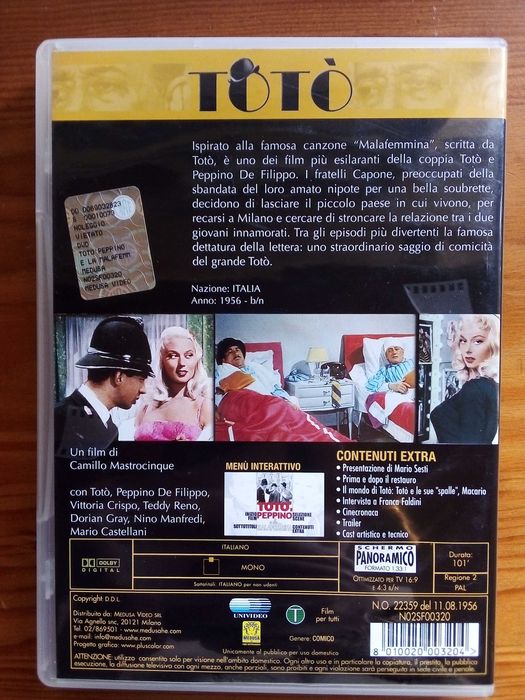 Totó, Pepino e La Malafemmina, Vittoria Crispo Sem Leg português