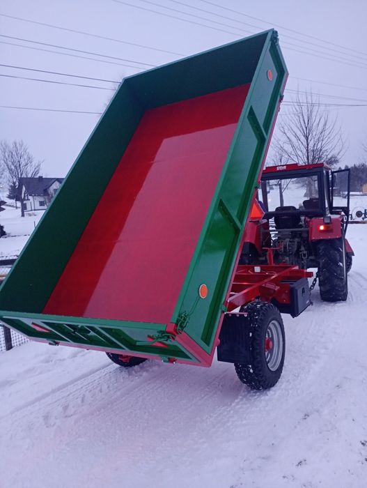 Przyczepa wywrotka kiper 3str. Ład ok 3.5t