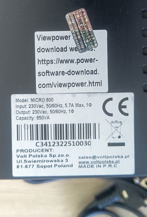 UPS Volt Micro 800 - 850VA