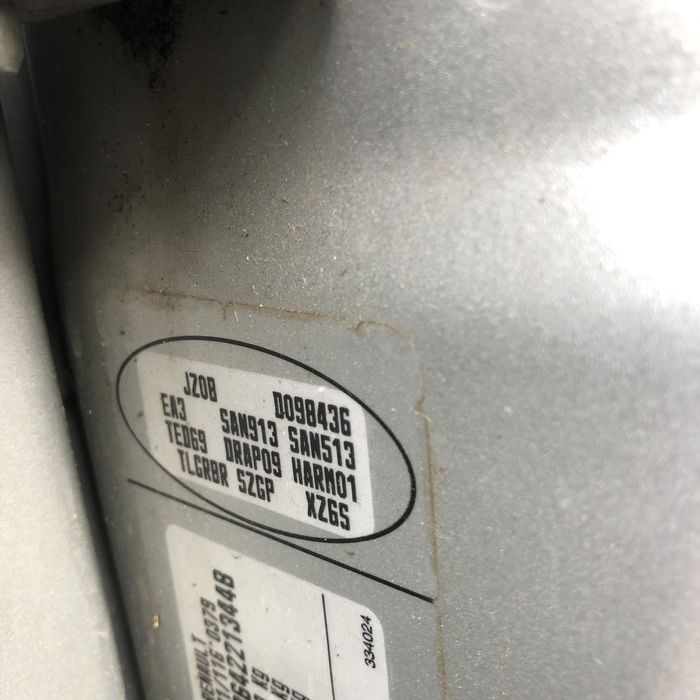 Капот Renault Scenic 3 Гранд Сценік 3 09-2012р. колір TED69