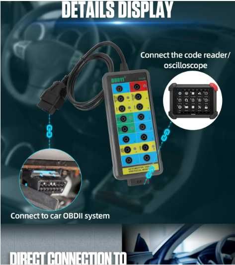 Комутаціонна колодка Автомобильный  Детектор Тестер Obd2 DUOYI DY29