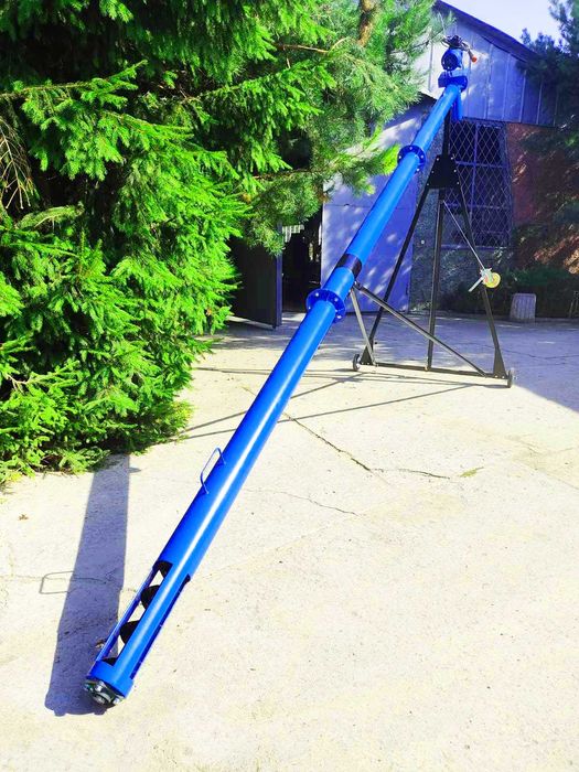 Шнековый погрузчик, винтовой конвейер, транспортер зерна 159х10