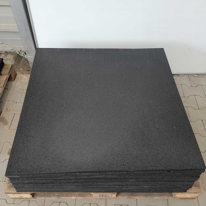 Podłoga gumowa fitness, mata sportowa siłownia crossfit puzzel Kwadrat