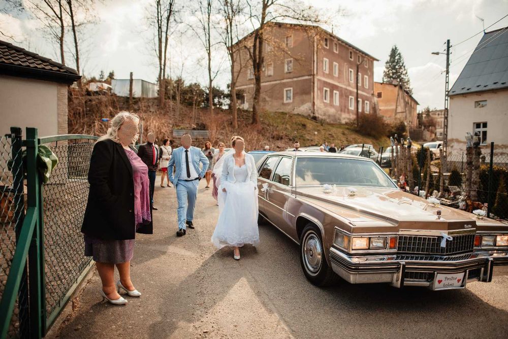 Cadillac Deville 1978 auto okolicznościowe, do ślubu, ślub wesele