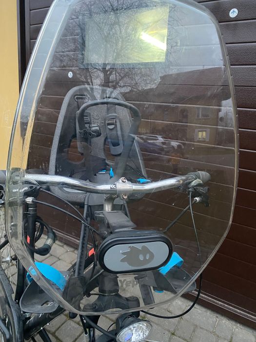 Fotelik rowerowy Thule yeep + szyba