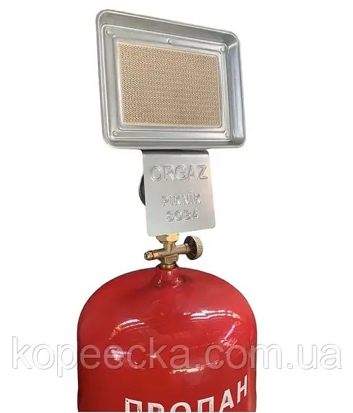 Газовый обогреватель 1,5 кВт + баллон Кемпинг 8л