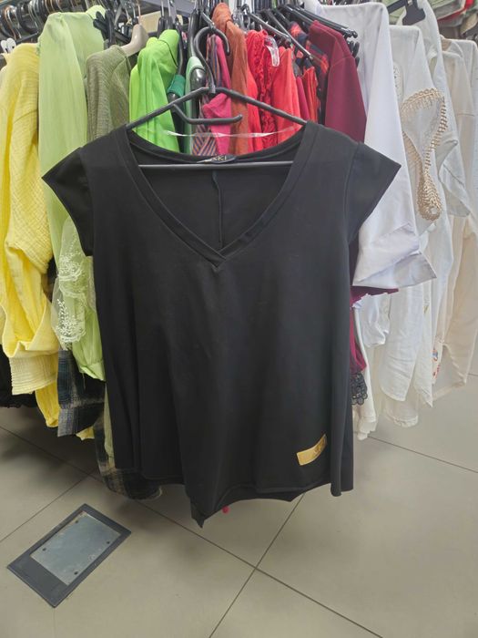 Czarna bluzka, koszulka Laki Couture r. Uni !!!
