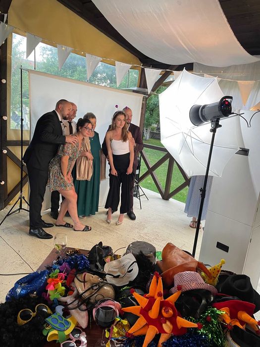 Fotobudka na wesele urodziny imprezy Siechnice Wrocław Klasyczna biała