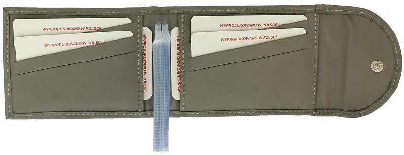 Etui na wizytówki etui na karty ID etui na dokumenty granatowe PL