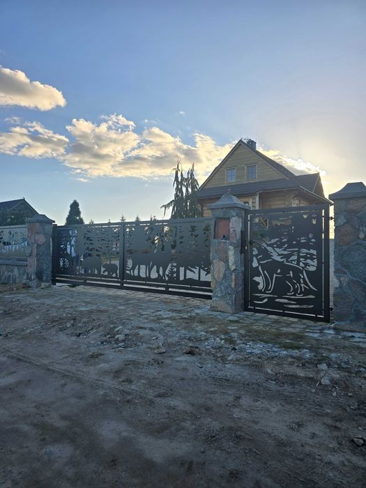 Ogrodzenia nowoczesne kute nowoczesne laserowo cięte..