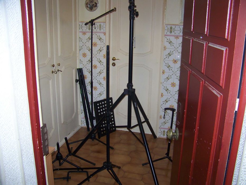 tripés para equipamento de audiovisual