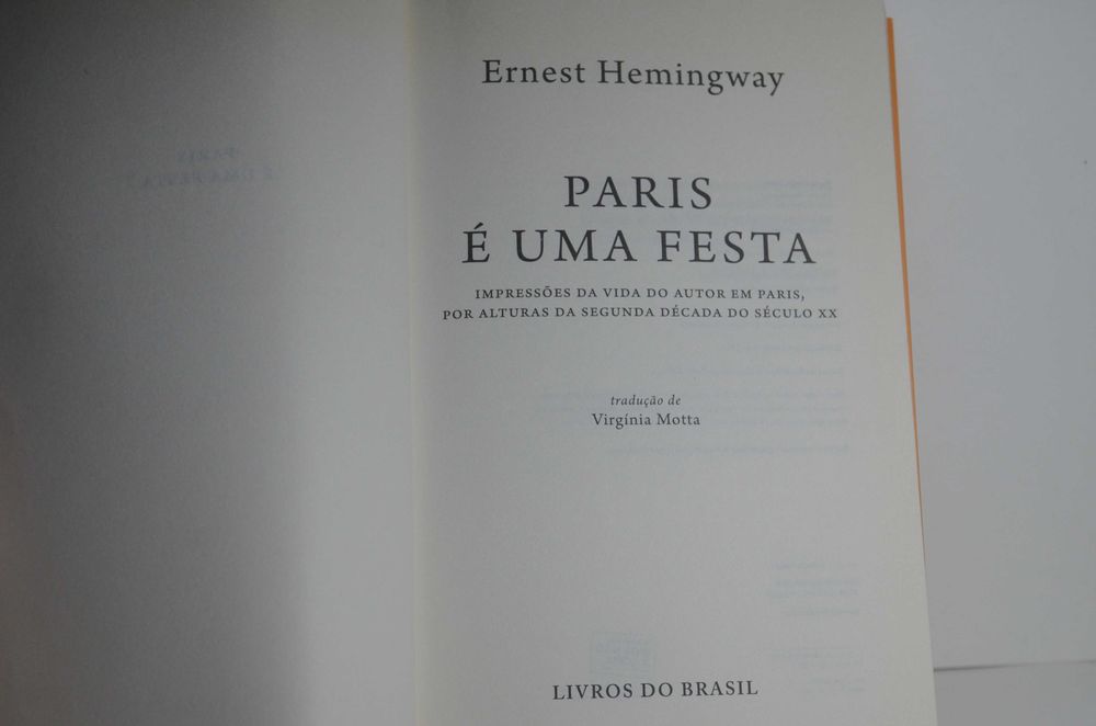 Paris é uma Festa - Ernest Hemingway