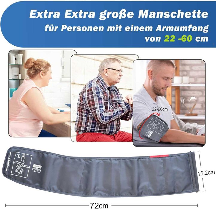 Mankiet do ciśnieniomierza dla dorosłych obw. ram. 22-60cm 6 przyłączy