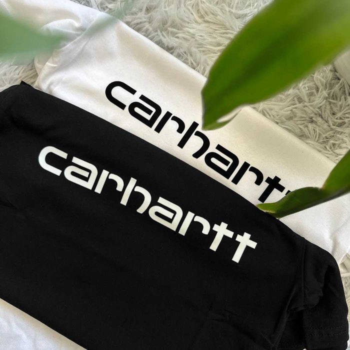 Новая Футболка CARHARTT Big Logo — Большой Принт Кархарт — XS S M L XL XXL