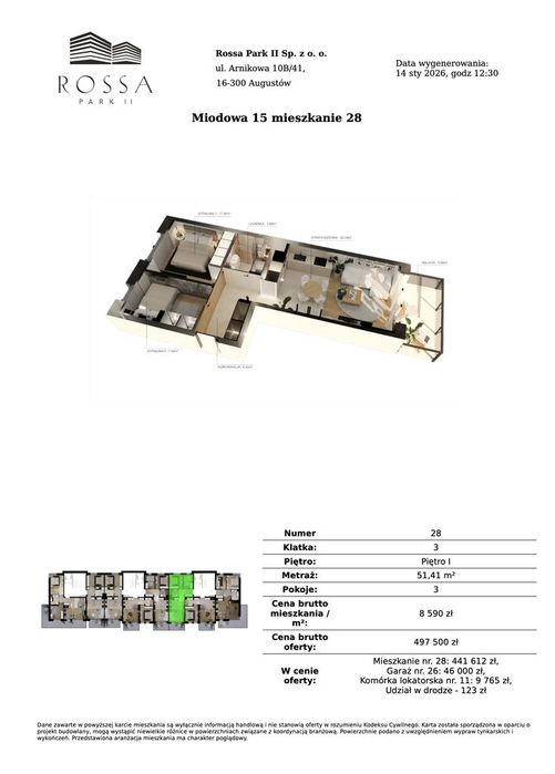 Miodowa 15 - M28