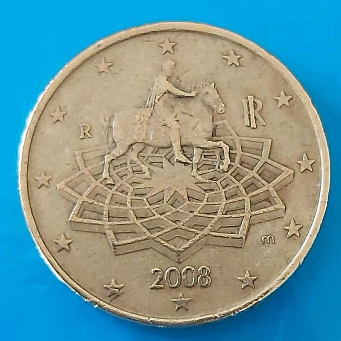 50 Cêntimos de 2008 da Itália
