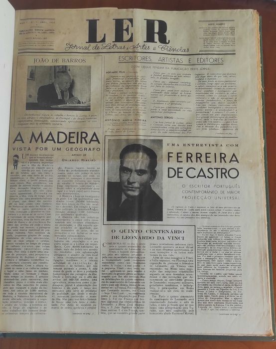 Ler. Jornal de Letras, Artes e Ciências
