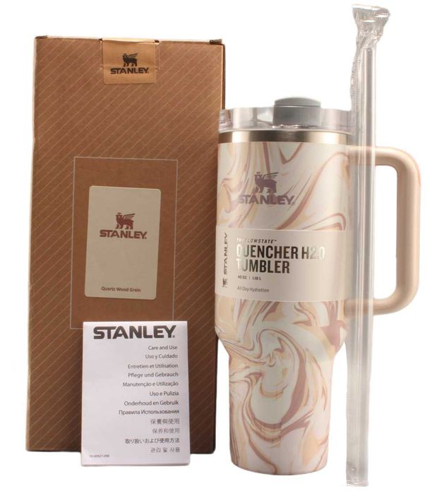 Термос термочашка Stanley Quencher H2.0 Tumbler 1,18 л Cream KT6007808