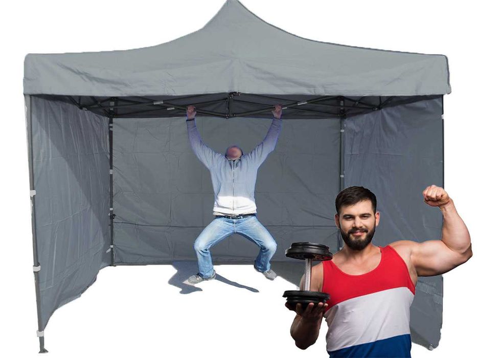 30kg 3x3 9m2 Namiot Handlowy Expresowy Ogrodowy Automatyczny Składany