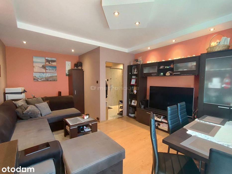 48 m², 2 pokoje, I piętro, balkon i zieleń