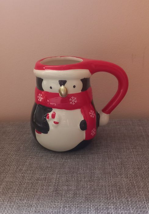 Kubek świąteczny Pingwinek