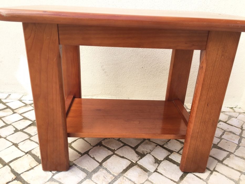 Mesa de apoio madeira maciça