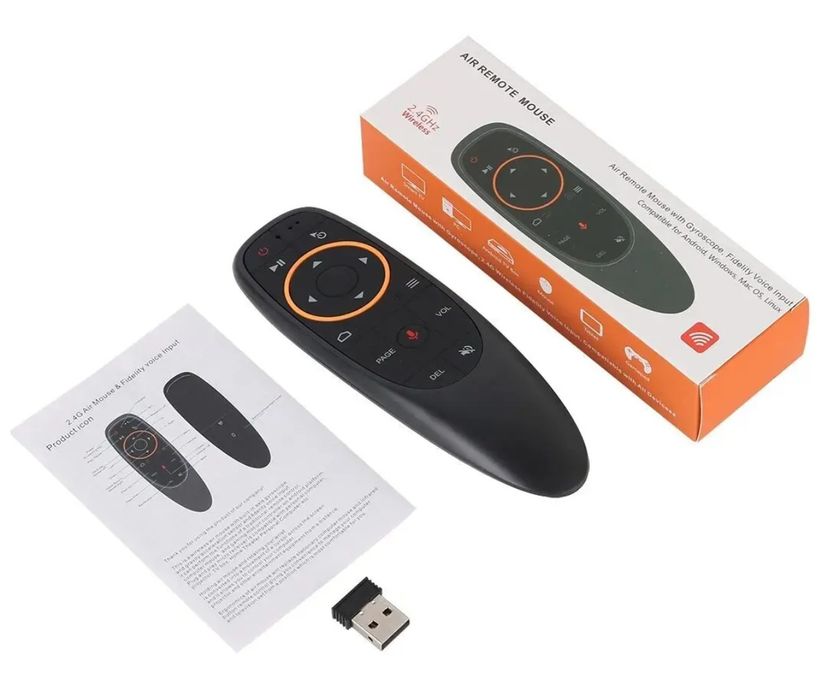 Comandos G10S Air Mouse Controle