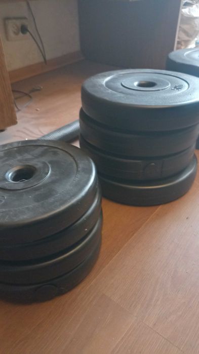 продаю штангу с блинами