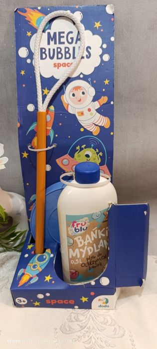 Zestaw do robienia dużych baniek mydlanych