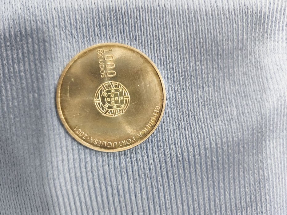 Moeda 1000 escudos Euro 2004  Portugal