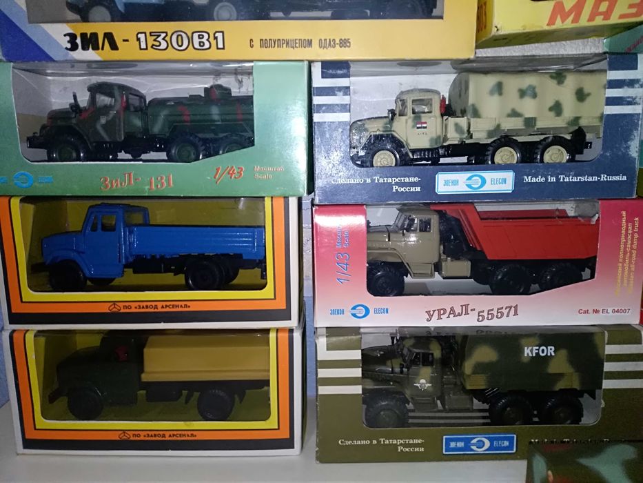Коллекционные модели грузовые.1/43