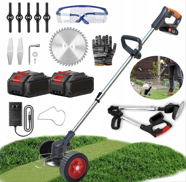 Podkaszarka akumulatorowa 650w na kolach ( zestaw)